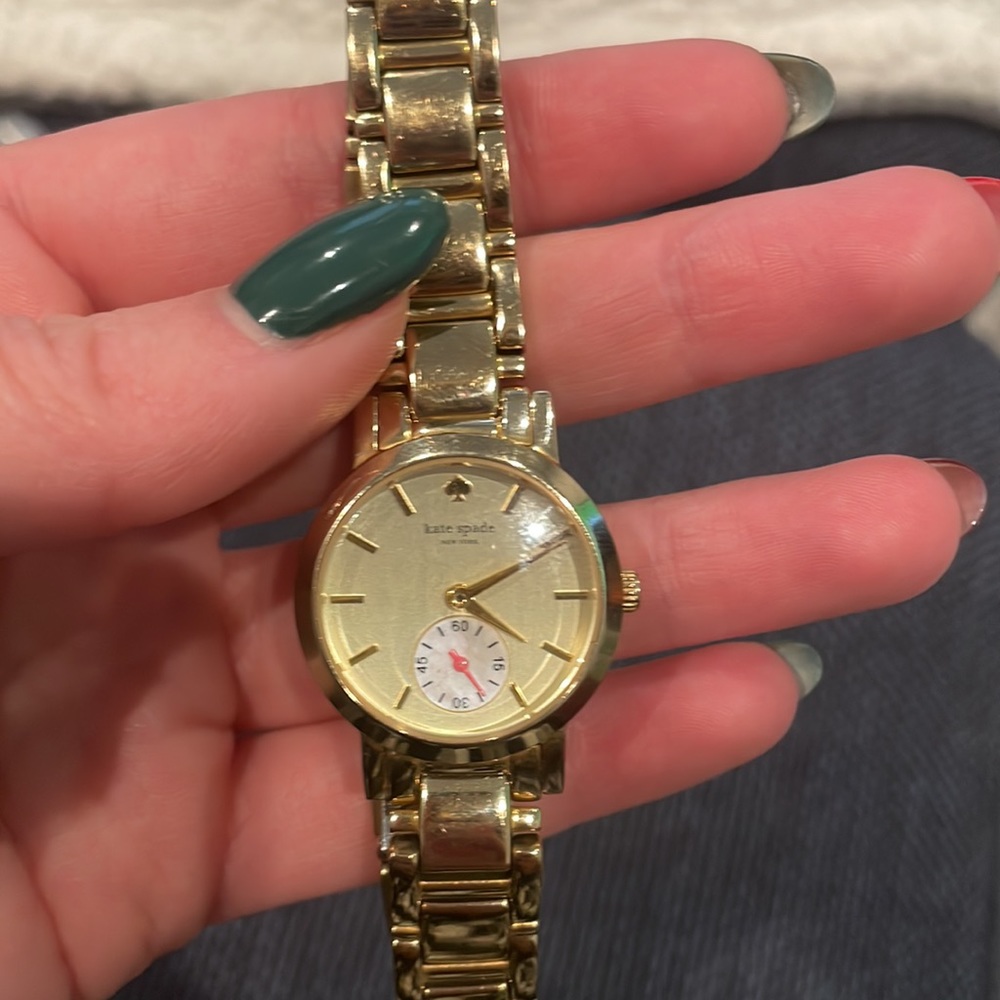Gold Kate Spade watch